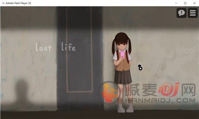 迷失的生活小女孩