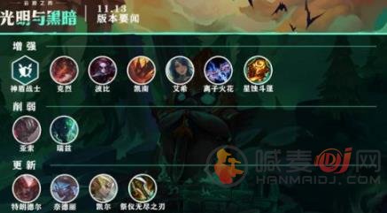 云顶之弈11.13更新内容 11.13改动分享[多图]图片1