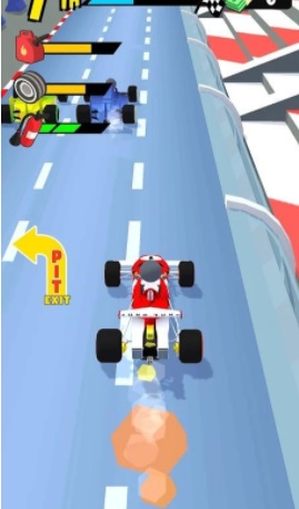 F1进站比赛截图