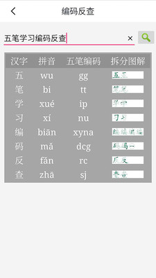 五笔学习截图