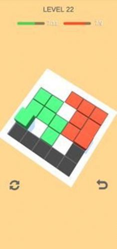 堆栈填满3D截图