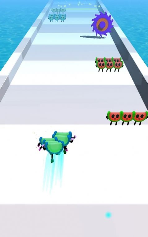 拥挤的西瓜跑截图