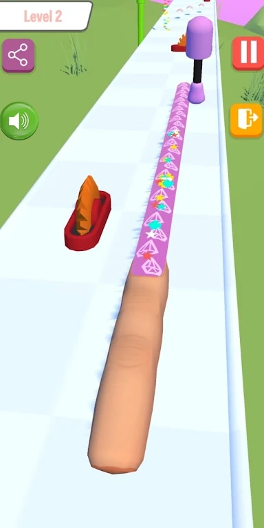 女孩指甲时尚跑3D截图