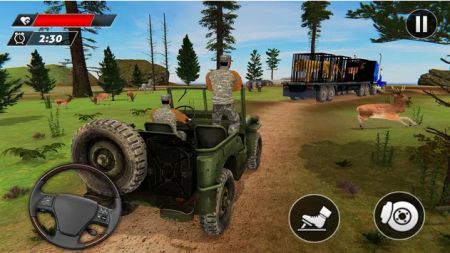 Animal Transport Jungle Rescue截图