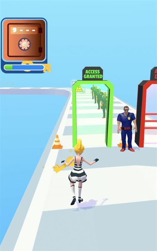 女偷伪装跑截图