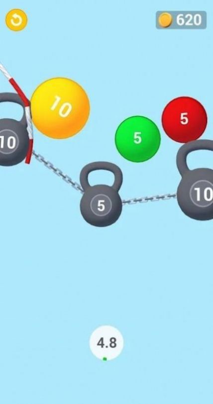 下降到绳索上截图