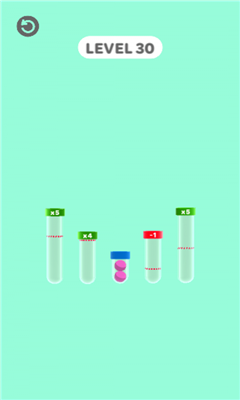 分开不同颜色的球截图