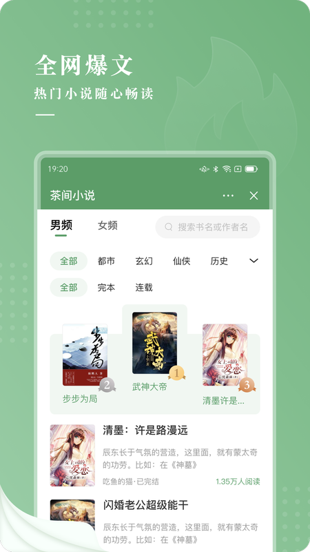 茶间小说截图