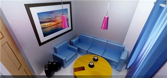 房屋翻转3D截图