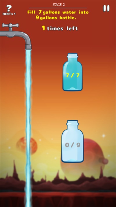 水容量脑谜截图
