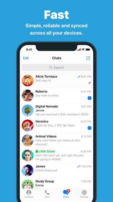 telegram iPhone版截图