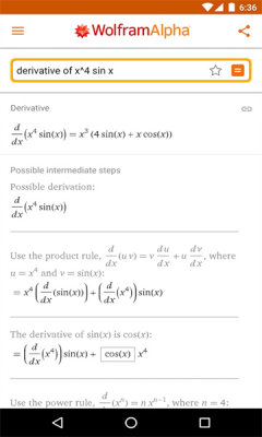 WolframAlpha截图