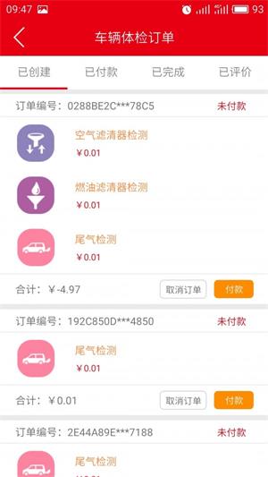 驾道车体检截图