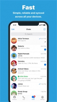 Telegram Messenger社交截图