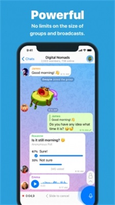 Telegram Messenger社交截图