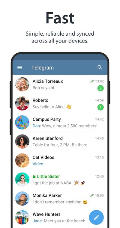 Telegram Messenger电报截图