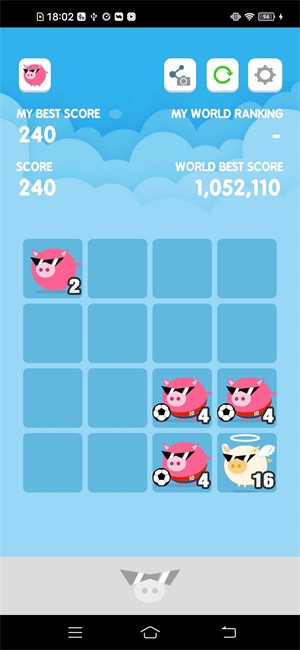 猪猪2048截图