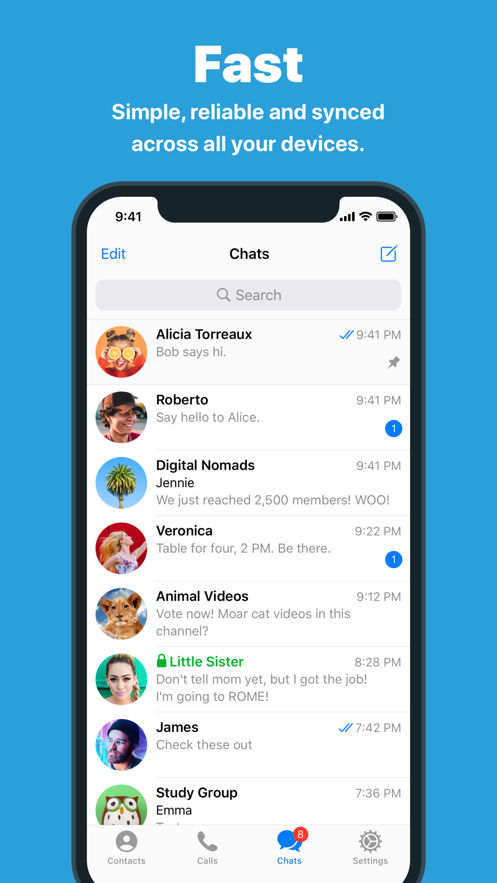 Telegram Messenger交友截图