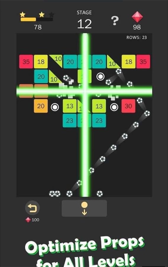 球弹跳砖