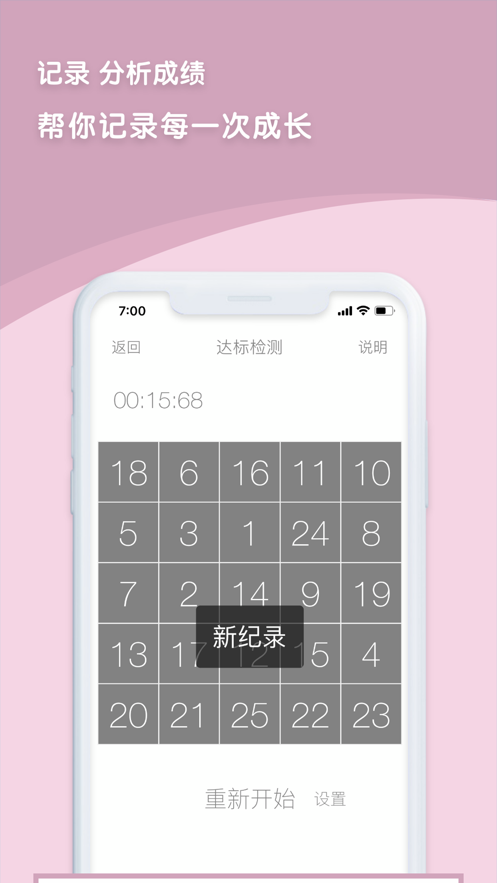 舒尔特表格训练
