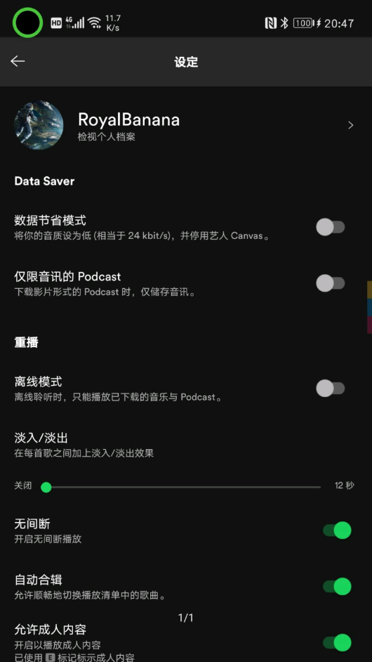 spotify截图