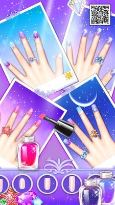 龙公主梦幻星空美甲截图
