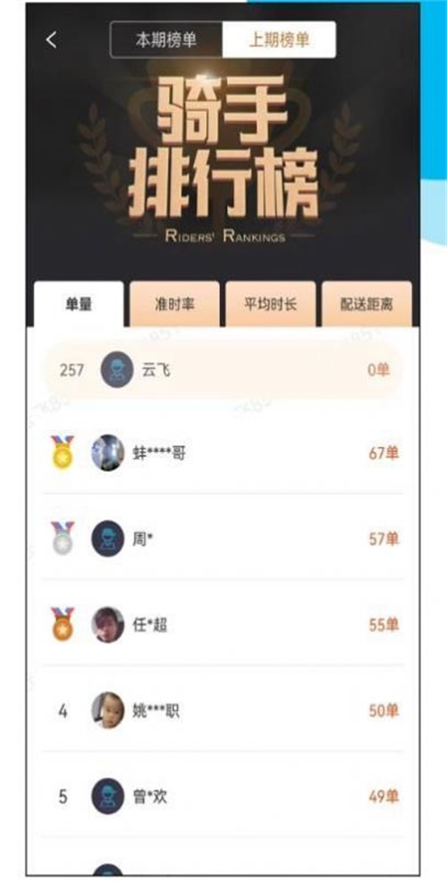 来答配送端截图