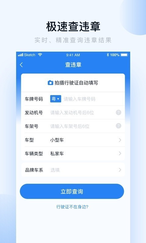 车多查违章截图