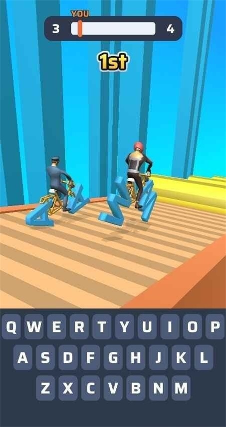 打字赛跑截图