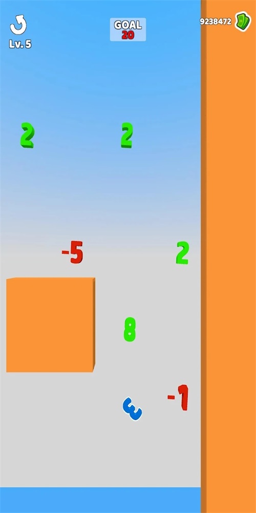 数字上升3D截图