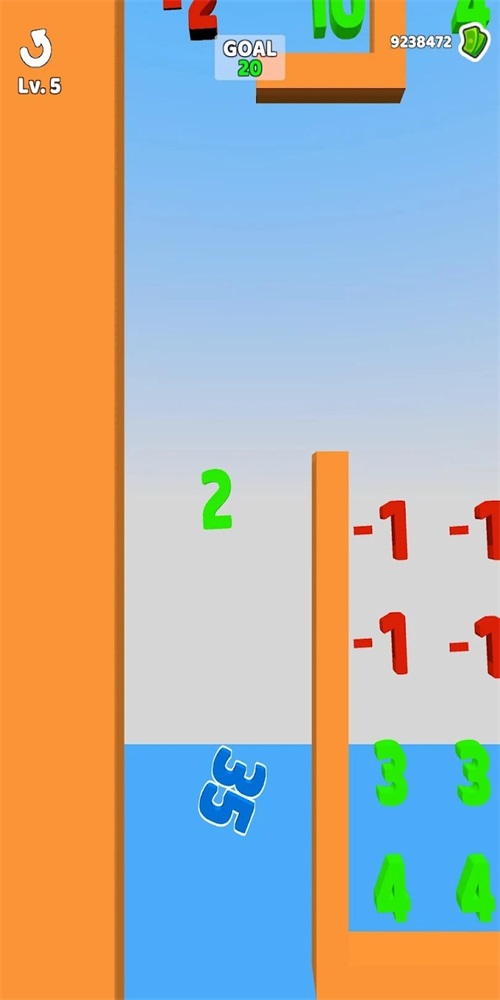 数字上升3D截图