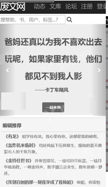 废文网小说app截图