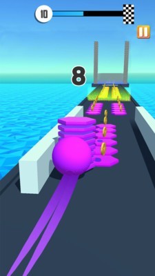 彩色瓷砖道路截图