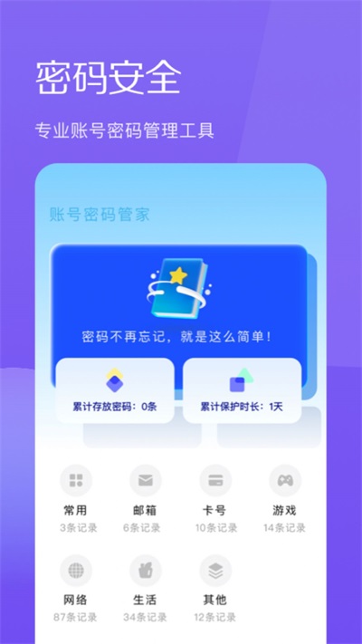 生成密码与管理截图