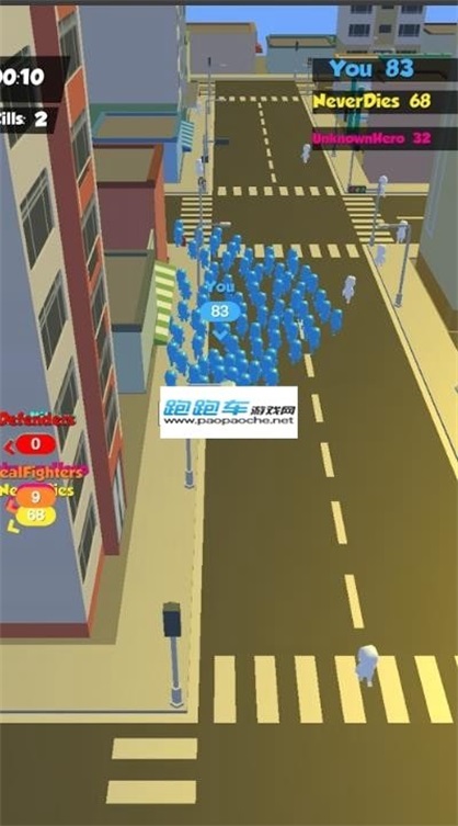 跟随我人群城市控制截图