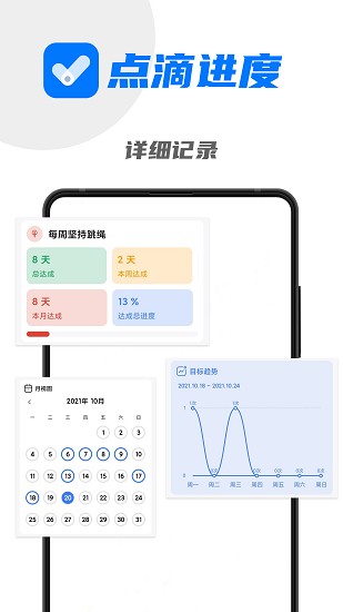 点滴进度app截图