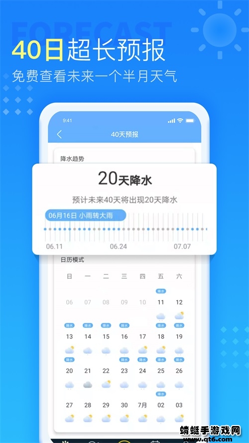 天气预报截图