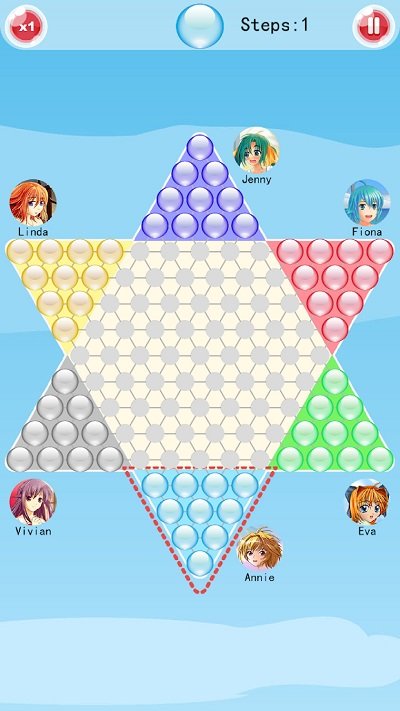 天天跳棋截图