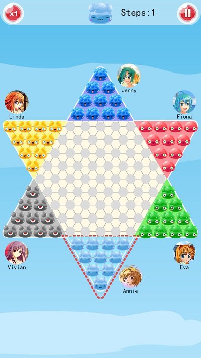 天天跳棋截图