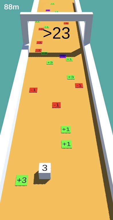数字立方体旋转截图