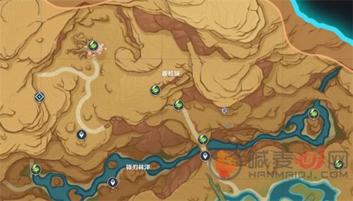 原神3.6版本草神瞳位置大全 荒石苍漠草神瞳位置分布图一览[多图]图片3