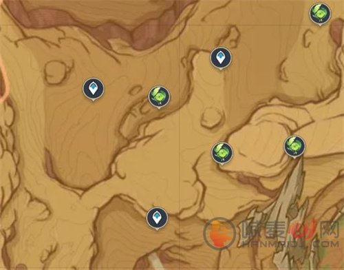 原神3.6版本草神瞳位置大全 荒石苍漠草神瞳位置分布图一览