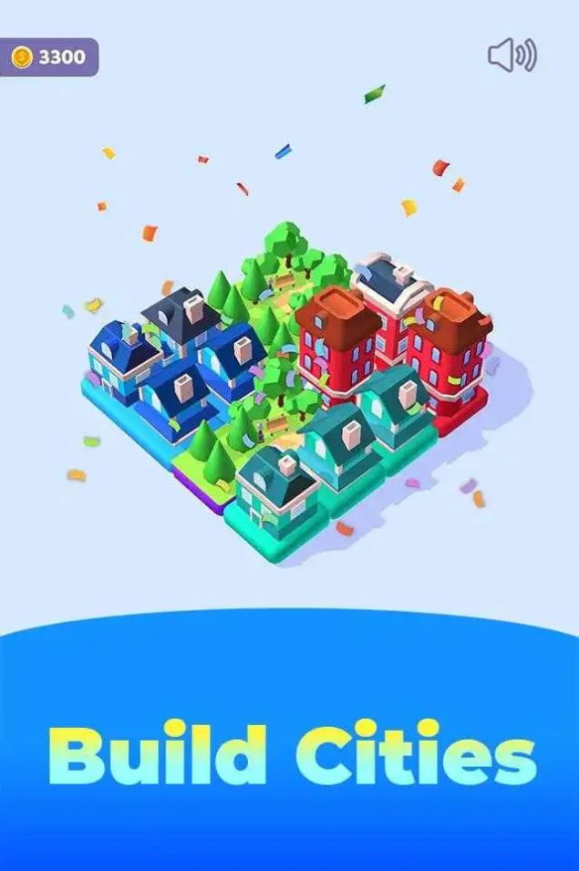 袖珍城市瓷砖3D截图