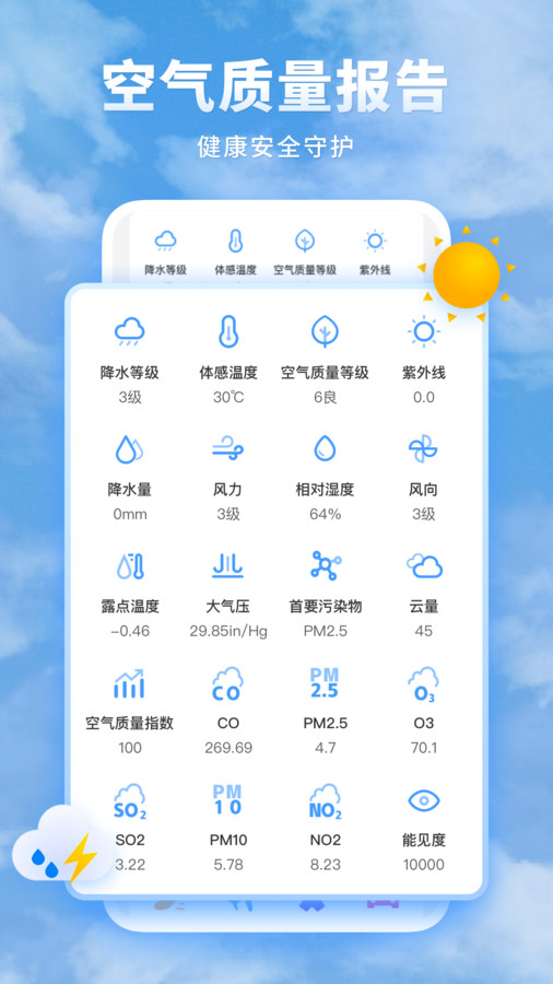 知心每日天气预报截图