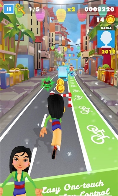冰公主跑酷截图