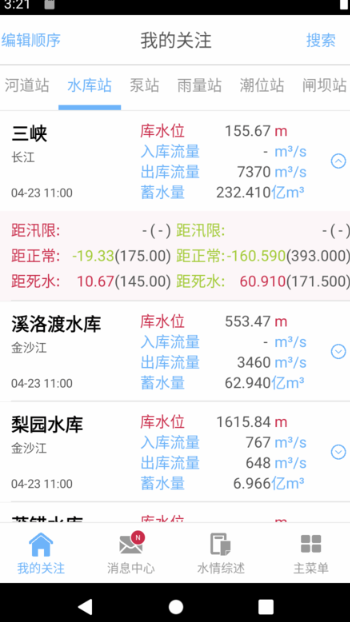 长江水情专业版