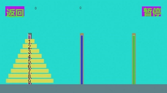 九层河内塔截图