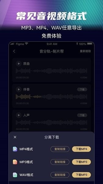 音分轨人声分离截图