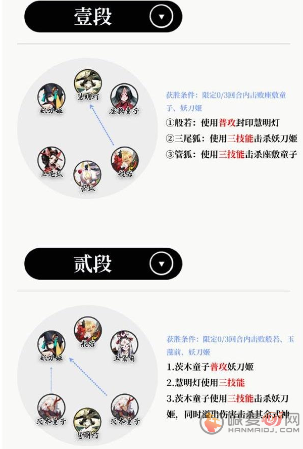 阴阳师慧明灯残局得胜怎么玩 慧明灯残局得胜游戏攻略