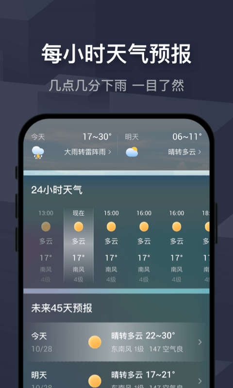 飞鱼天气桌面截图